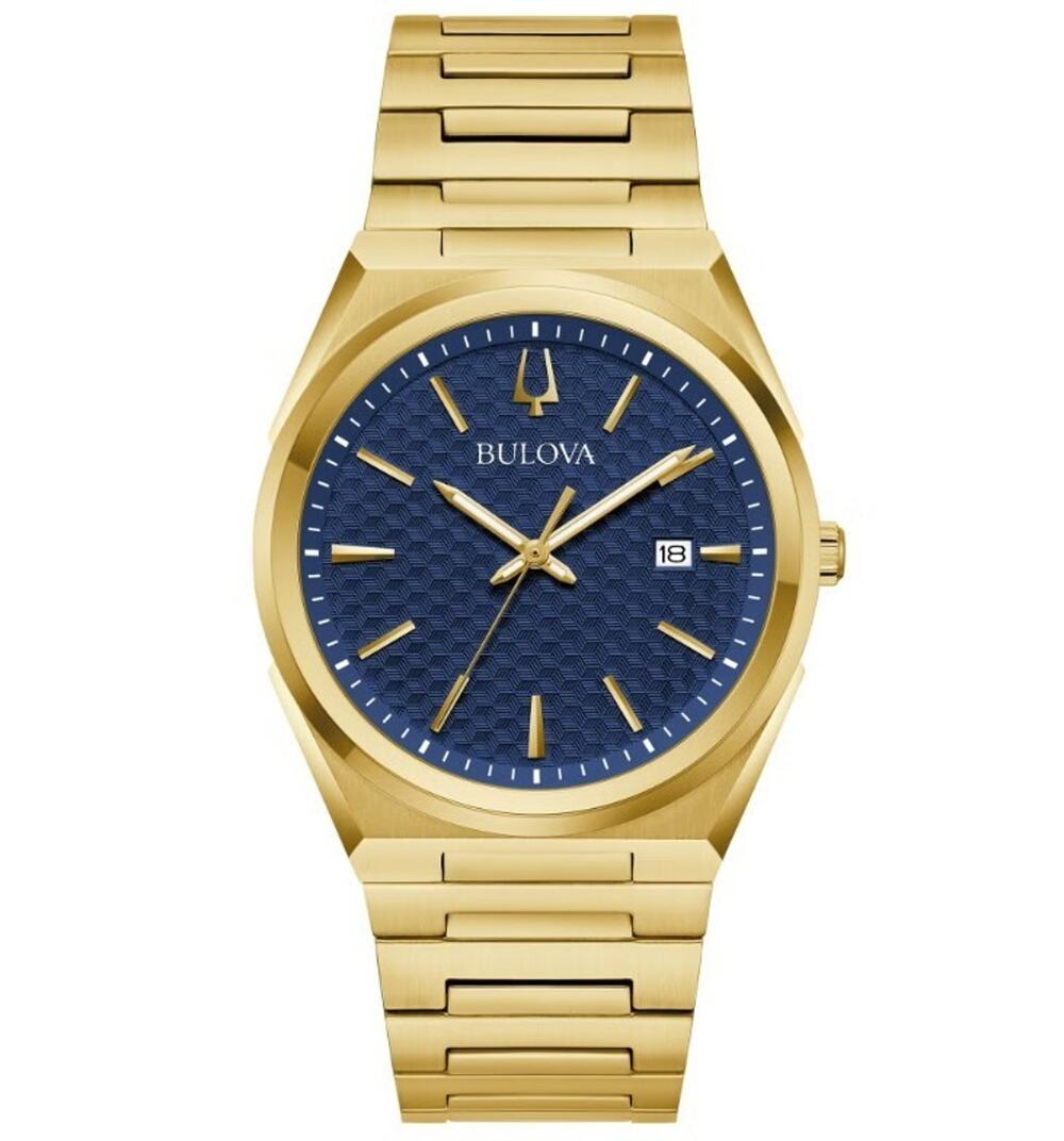 Bulova Classic Gold Stainless Steel Quartz Men's Watch 39mm 97B233 MSRP $425